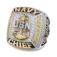 U.S. Navy Chief Custom Ring